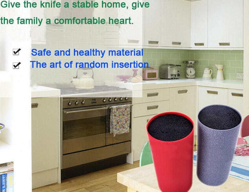 High Quality Plastic Free Insert Knife Block/Holder