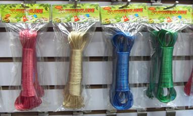 3 common clothes hanging rope types
